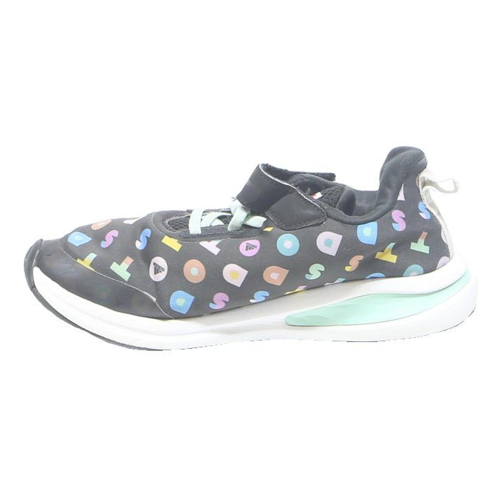 ADIDAS Womens Slip-On Trainers Black Pastel Multi Synthetic UK 5 Comfortable Gym