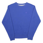 CHAMPION Mens Blue Crew Neck S Sweatshirt Classic Cotton Blend Pullover