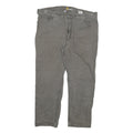 CARHARTT Mens Jeans Grey Relaxed Straight Denim Medium W44 L30 Workwear Zip