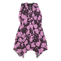 WHISTLES Womens Purple & Pink Floral A-Line Woven Dress Long Sleeve Midi UK 8
