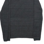 NIKE Mens Black Cotton Blend Bomber Jacket S Plain Zip Athletic Casual