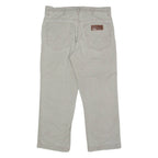 WRANGLER Texas Mens Trousers Grey Slim Straight W31 L23