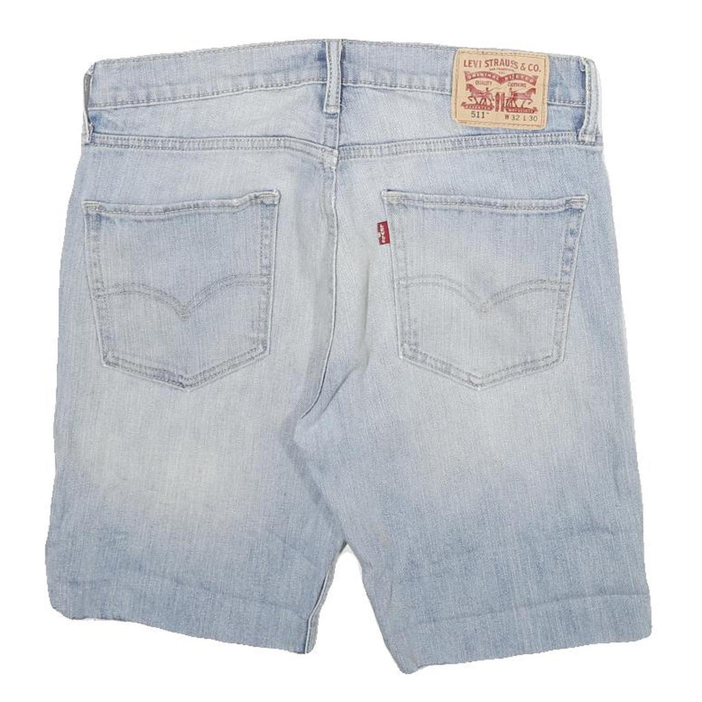 LEVI'S Mens Shorts Blue Casual Denim M W32 511 Style Cotton Blend