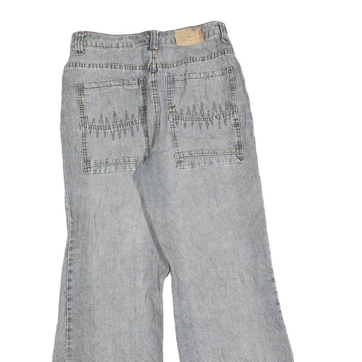 KOUYUZI Womens Regular Fit Blue Denim Bootcut Jeans Cotton Blend W28 L28