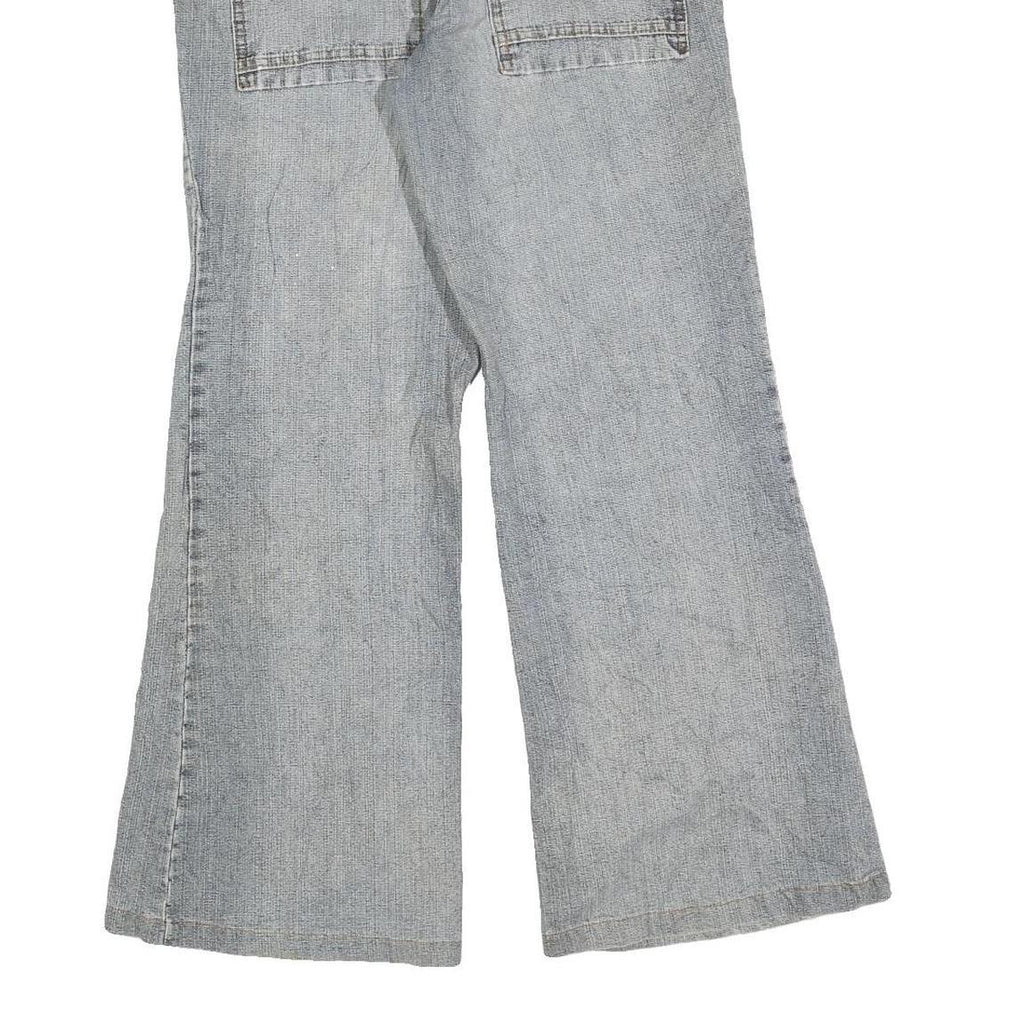 KOUYUZI Womens Regular Fit Blue Denim Bootcut Jeans Cotton Blend W28 L28