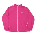 ADIDAS Womens Pink Sports Jacket 2XL Polyester Blend Zip Athletic Casual