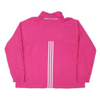 ADIDAS Womens Pink Sports Jacket 2XL Polyester Blend Zip Athletic Casual