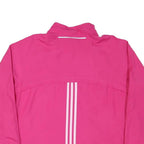 ADIDAS Womens Pink Sports Jacket 2XL Polyester Blend Zip Athletic Casual