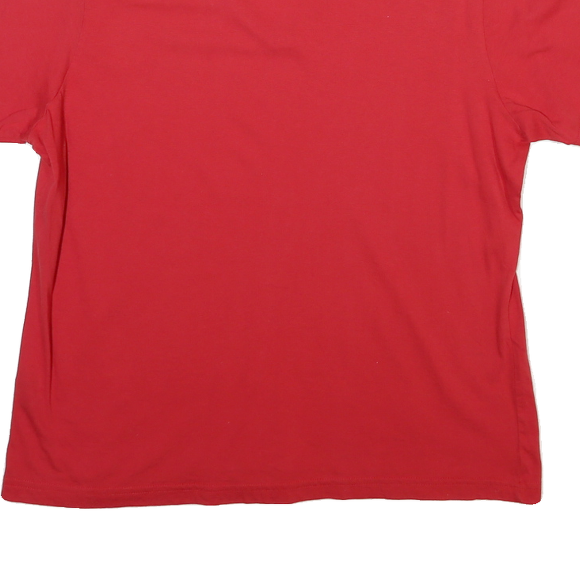 RALPH LAUREN SPORT Womens Red V-Neck T-Shirt XL Cotton Blend Classic Fit