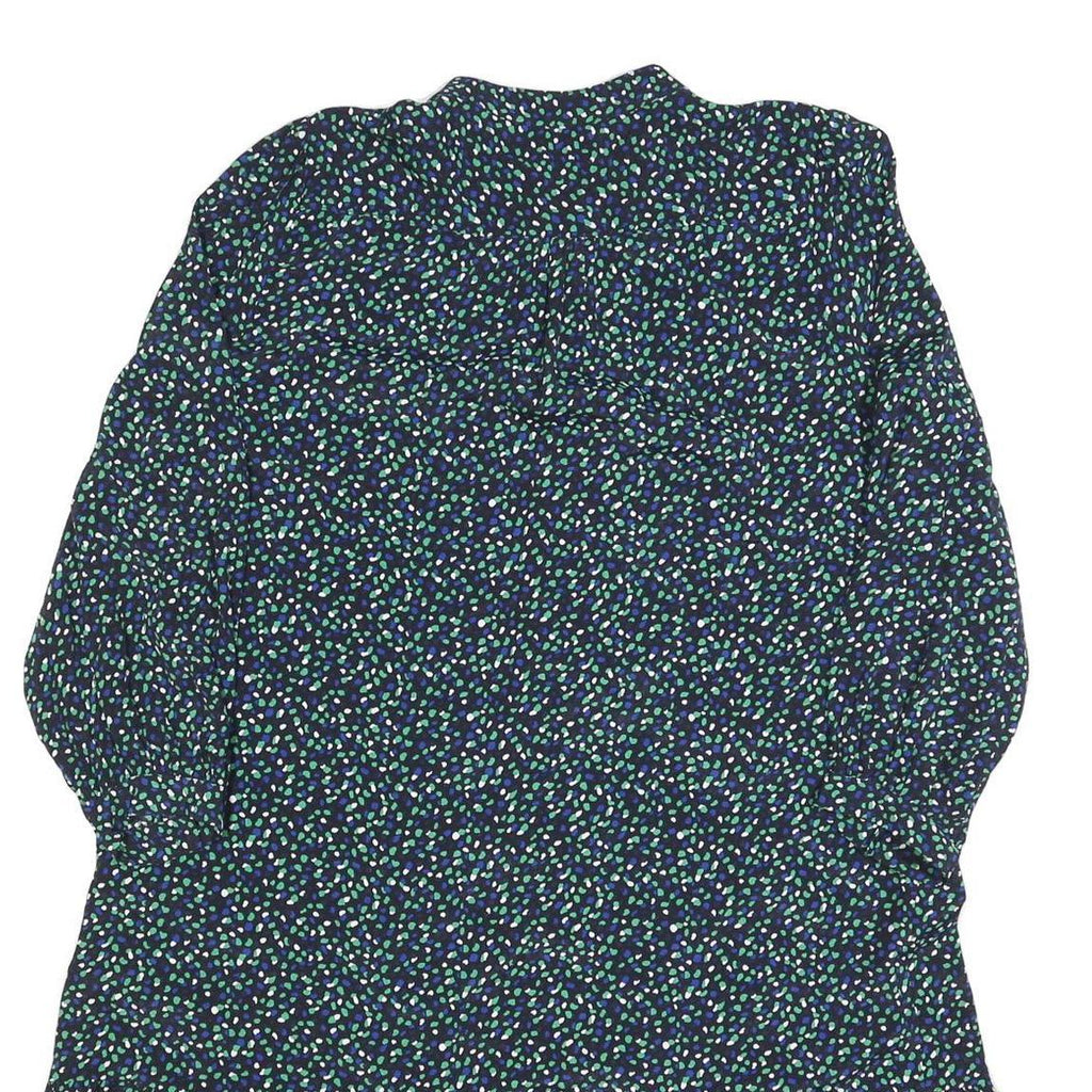 HOBBS LONDON Womens Black Floral Day Woven Midi Dress UK 14 Polyester Blend