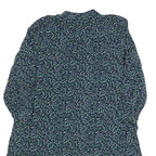 HOBBS LONDON Womens Black Floral Day Woven Midi Dress UK 14 Polyester Blend