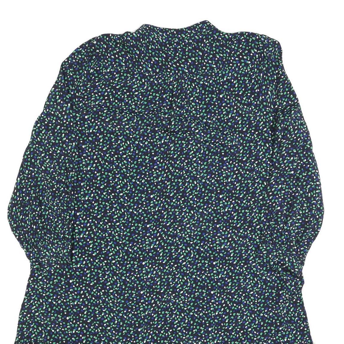 HOBBS LONDON Womens Black Floral Day Woven Midi Dress UK 14 Polyester Blend