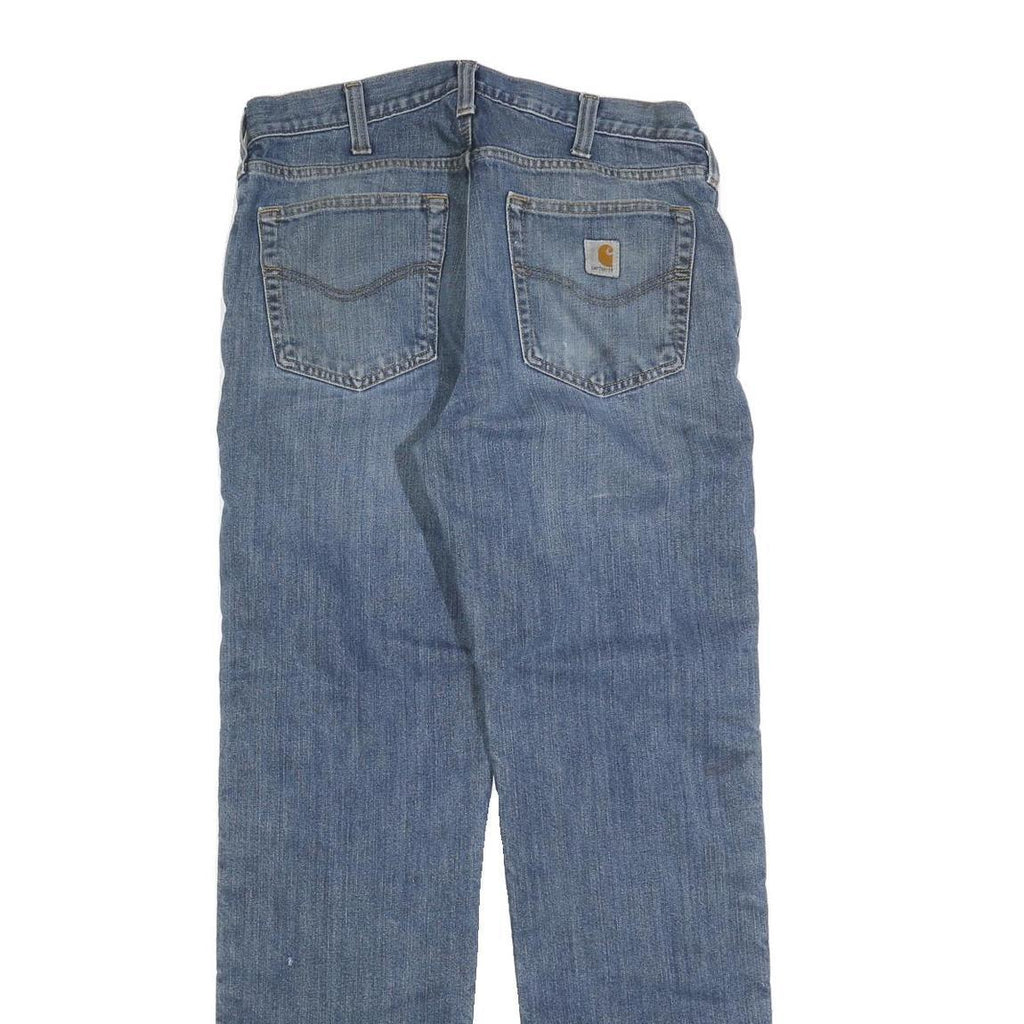 CARHARTT Mens Jeans Blue Relaxed Straight Denim Medium W34 L34 Workwear Durable