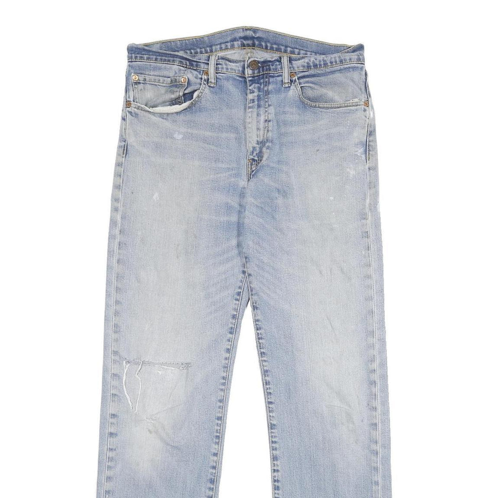 LEVI'S 751 Mens Jeans Blue Regular Straight Denim Light W34 L34 Vintage