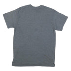 GILDAN Mens Grey Manchester Spartans University Graphic T-Shirt M Crew Neck