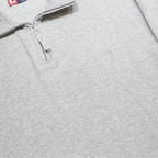 CHAPS Mens Grey Pullover Plain 1/4 Zip Cotton Jumper M Casual Comfortable