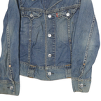 LEVI'S Mens Blue Denim Button Jacket M Cotton Classic Western Style