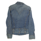 LEVI'S Mens Blue Denim Button Jacket M Cotton Classic Western Style