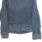 LEVI'S Mens Blue Denim Button Jacket M Cotton Classic Western Style