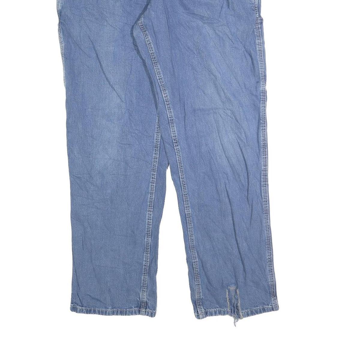 CARHARTT Mens Jeans Blue Regular Straight Denim Medium W36 L32 Workwear Casual