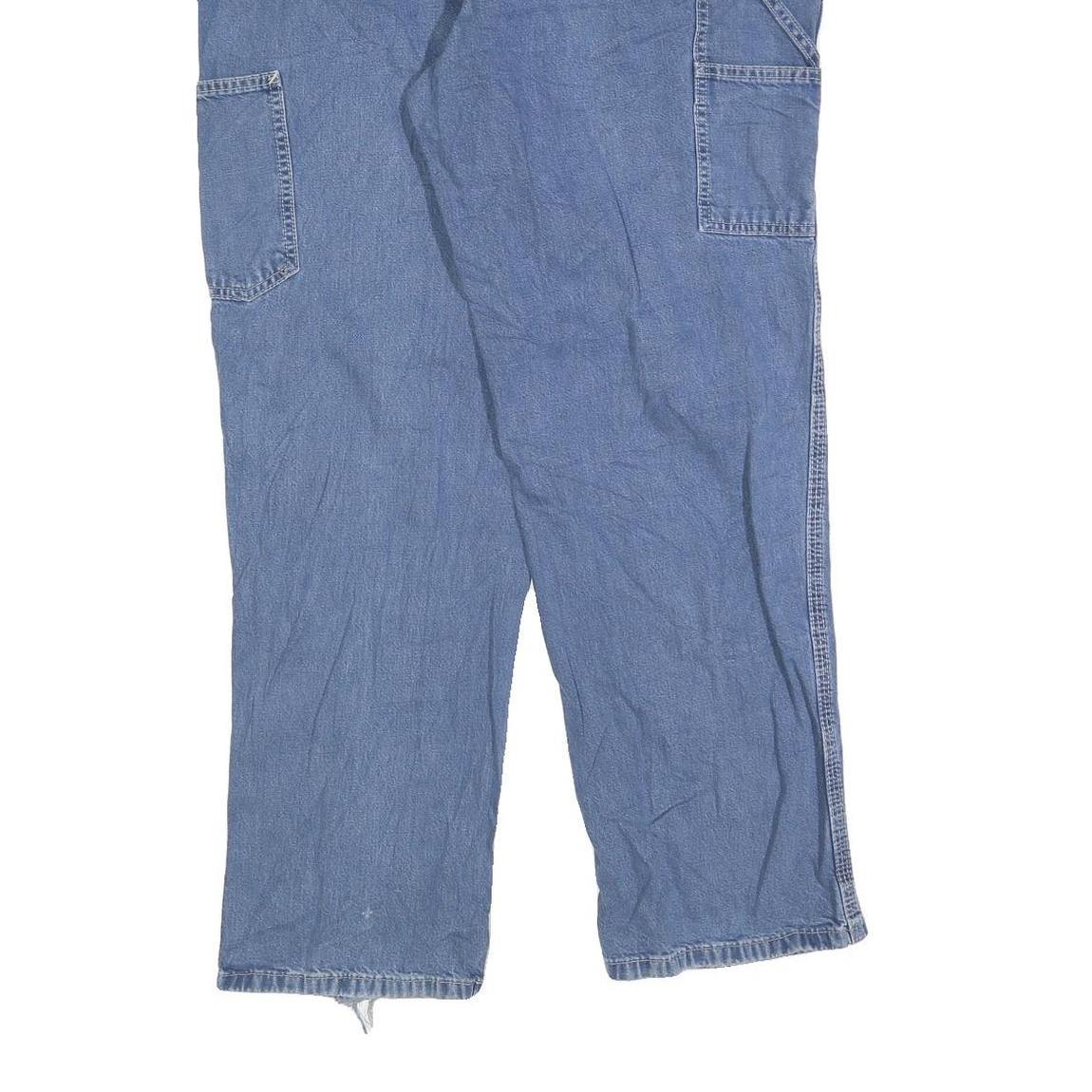 CARHARTT Mens Jeans Blue Regular Straight Denim Medium W36 L32 Workwear Casual