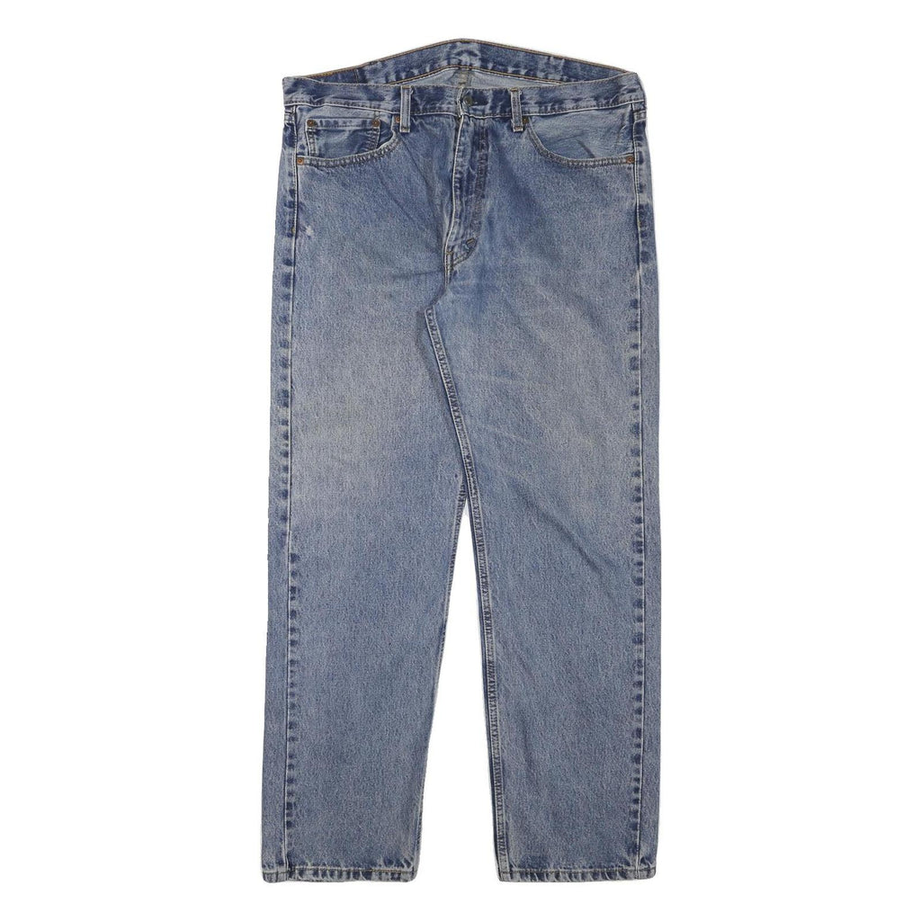 LEVI'S Mens Jeans Blue Regular Straight Denim Medium W37 L30 Classic Zip Cotton