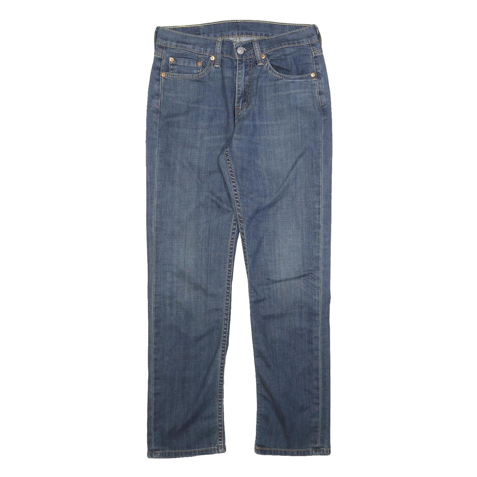 LEVI'S 514 Classic Mens Jeans Blue Classic Straight Denim Medium W29 L30