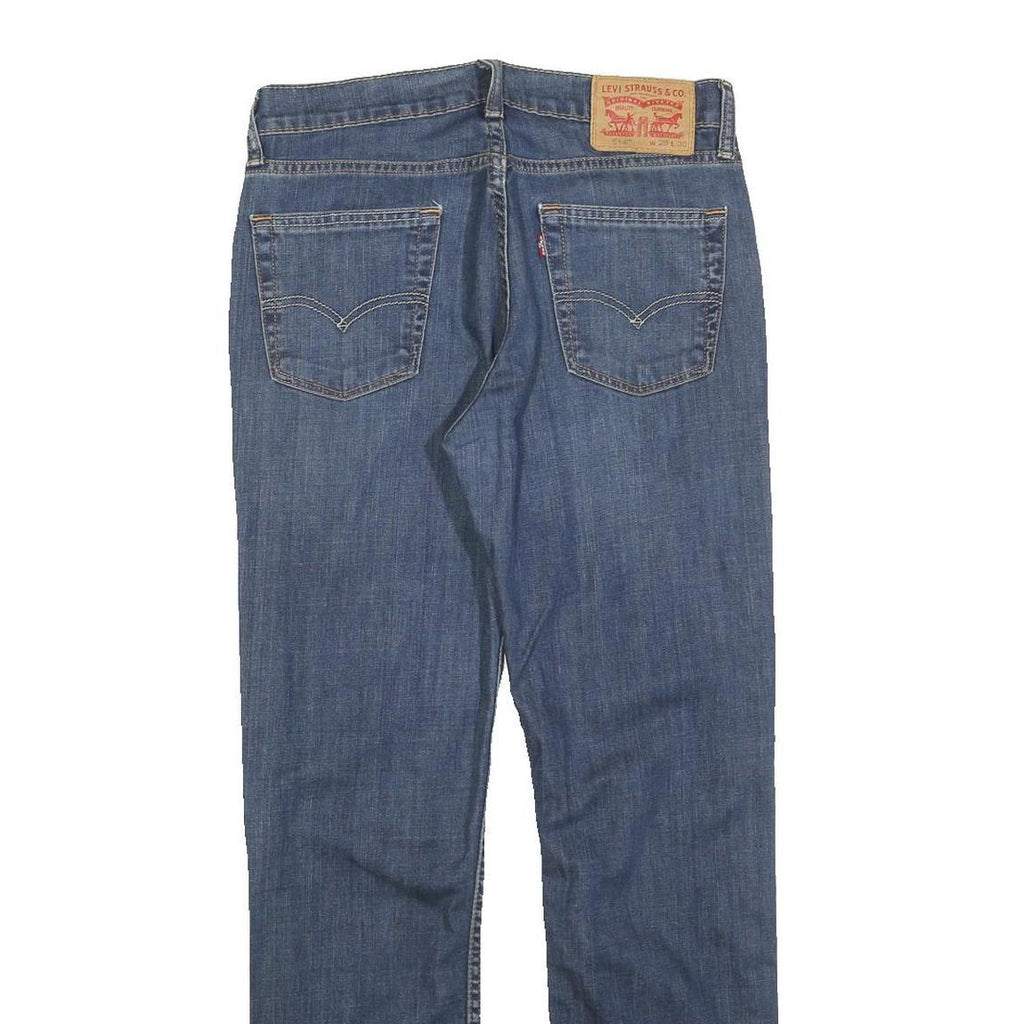 LEVI'S 514 Classic Mens Jeans Blue Classic Straight Denim Medium W29 L30