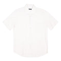 BOSS HUGO BOSS Mens White Pattern Shirt M Cotton Blend Classic Button Down