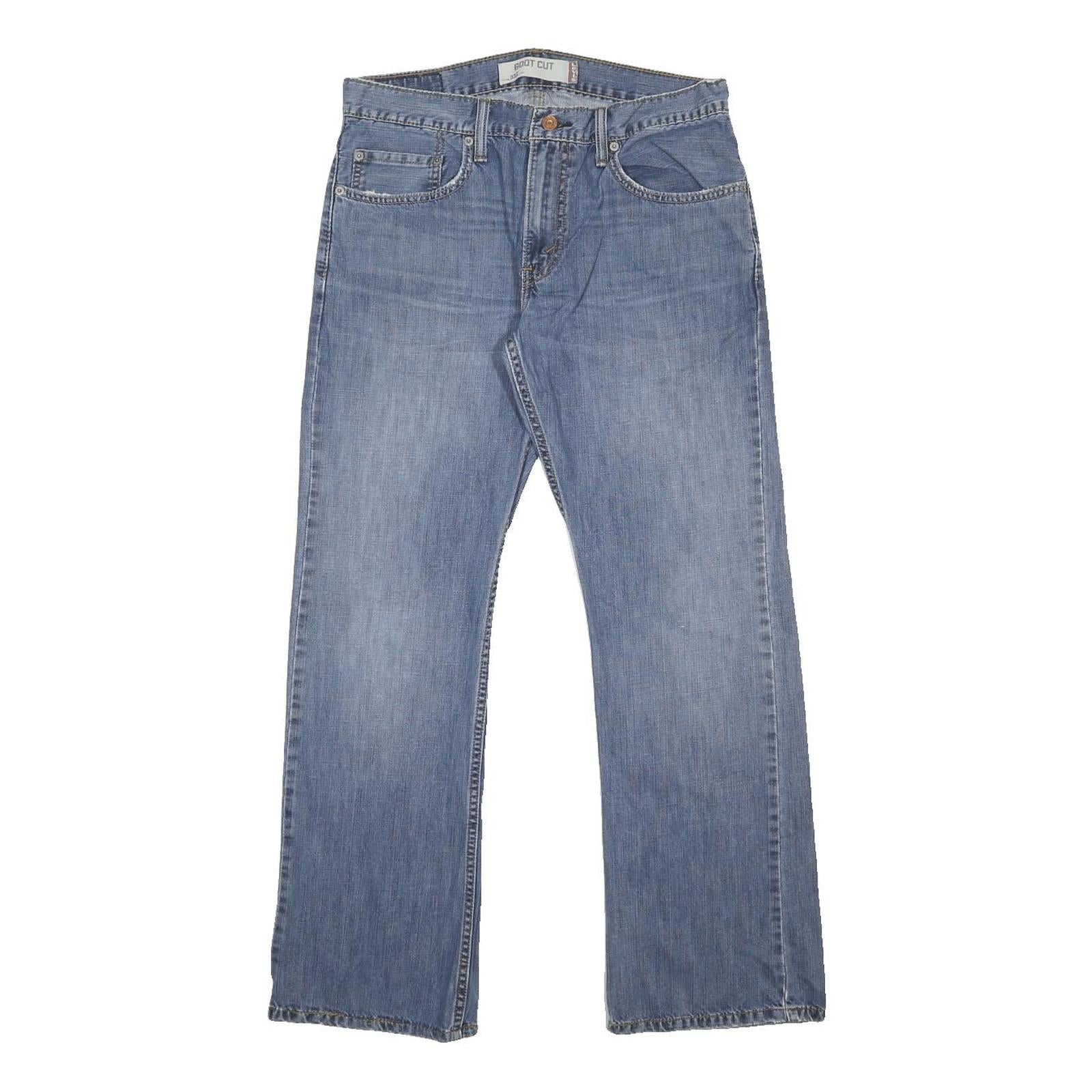 LEVI'S 527 REG Bootcut Mens Jeans Blue Denim Regular Fit W32 L30 Classic Style