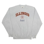 OARSMAN Womens Grey Illinois Aunt Crew Neck XL Cotton Blend Sweatshirt Pullover