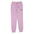 NIKE Womens Joggers Pink XS W26 L29 Slim Tapered Fit Cotton Blend Casual Wear