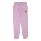 NIKE Womens Joggers Pink XS W26 L29 Slim Tapered Fit Cotton Blend Casual Wear