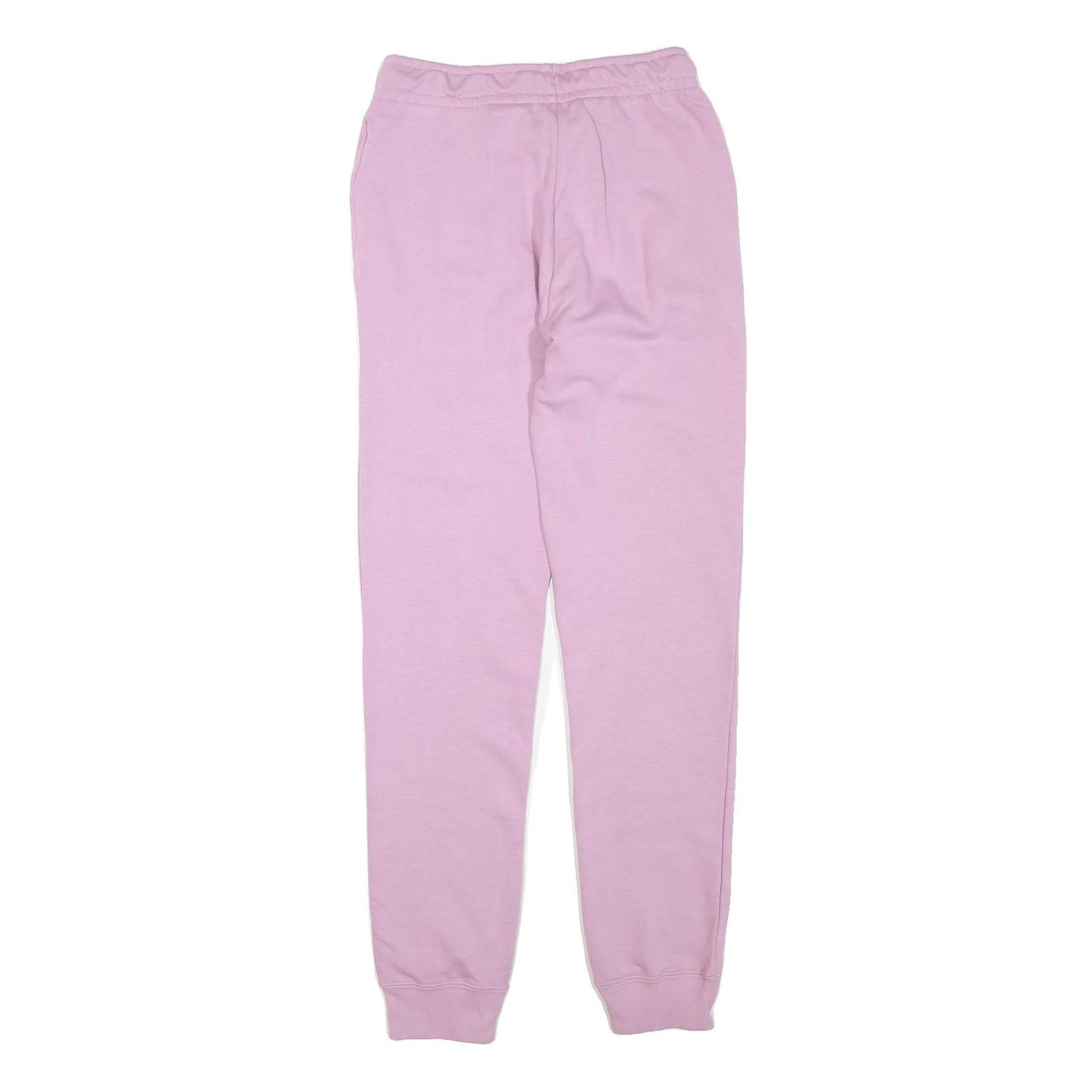 NIKE Womens Joggers Pink XS W26 L29 Slim Tapered Fit Cotton Blend Casual Wear