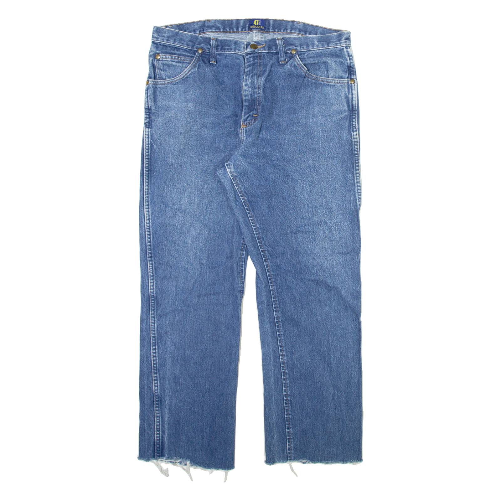 WRANGLER Mens Jeans Blue Regular Straight W34 L29