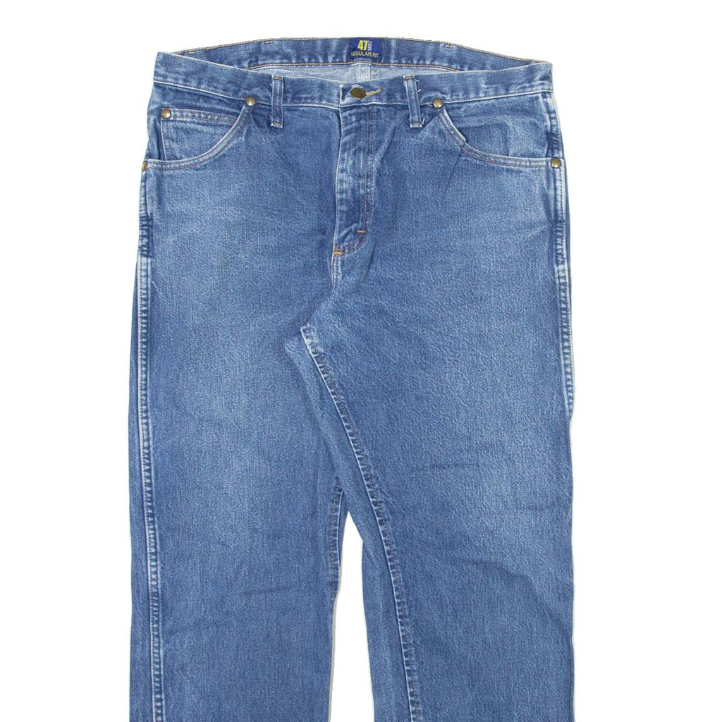 WRANGLER Mens Jeans Blue Regular Straight W34 L29