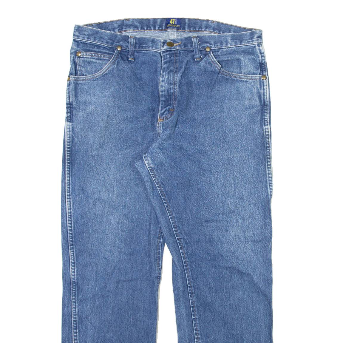 WRANGLER Mens Jeans Blue Regular Straight W34 L29