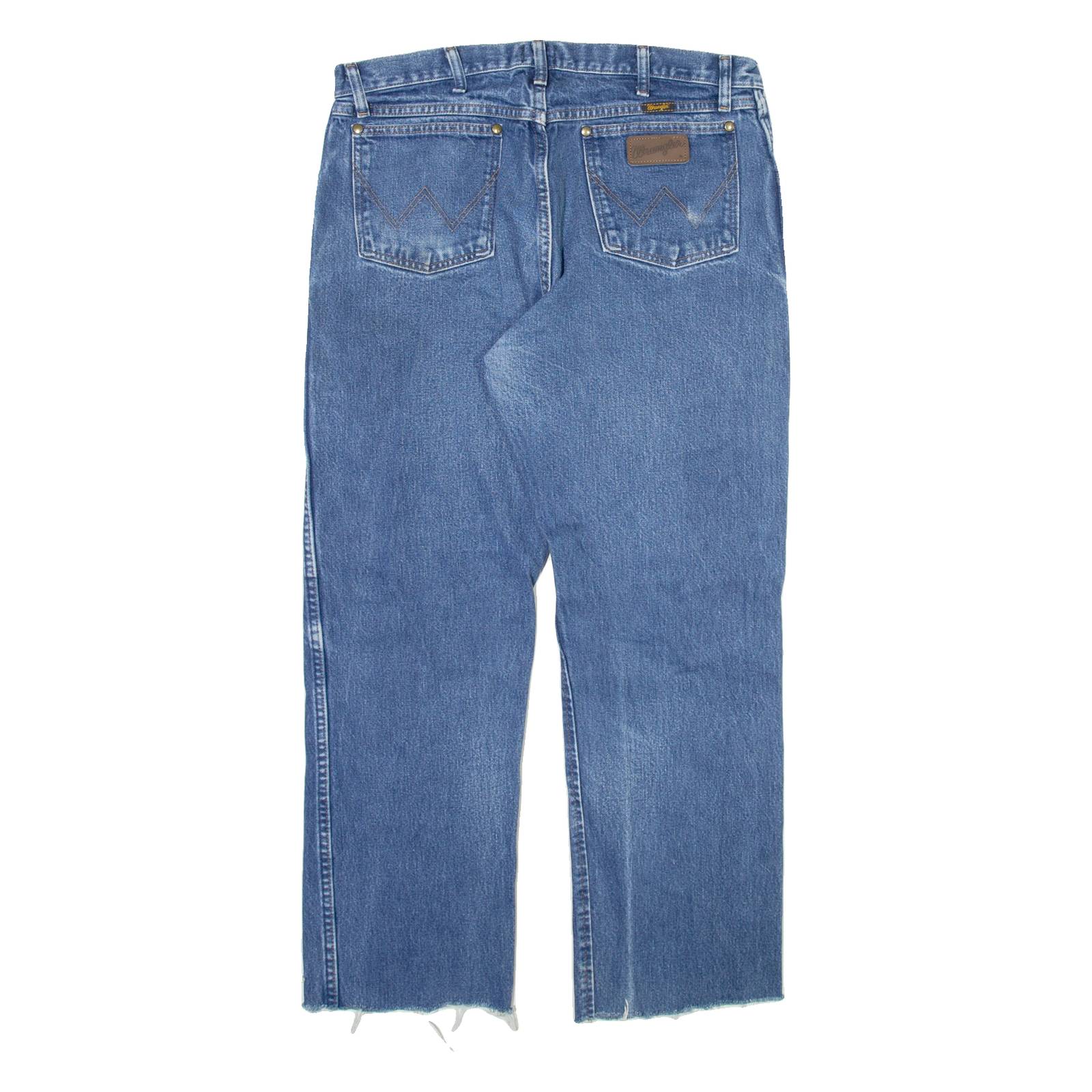 WRANGLER Mens Jeans Blue Regular Straight W34 L29
