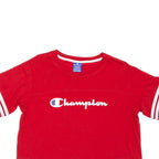 CHAMPION Cropped Womens T-Shirt Red M
