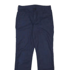 CARHARTT Womens Cotton Blend Navy Regular Straight Leg Trousers W30 L30 Workwear