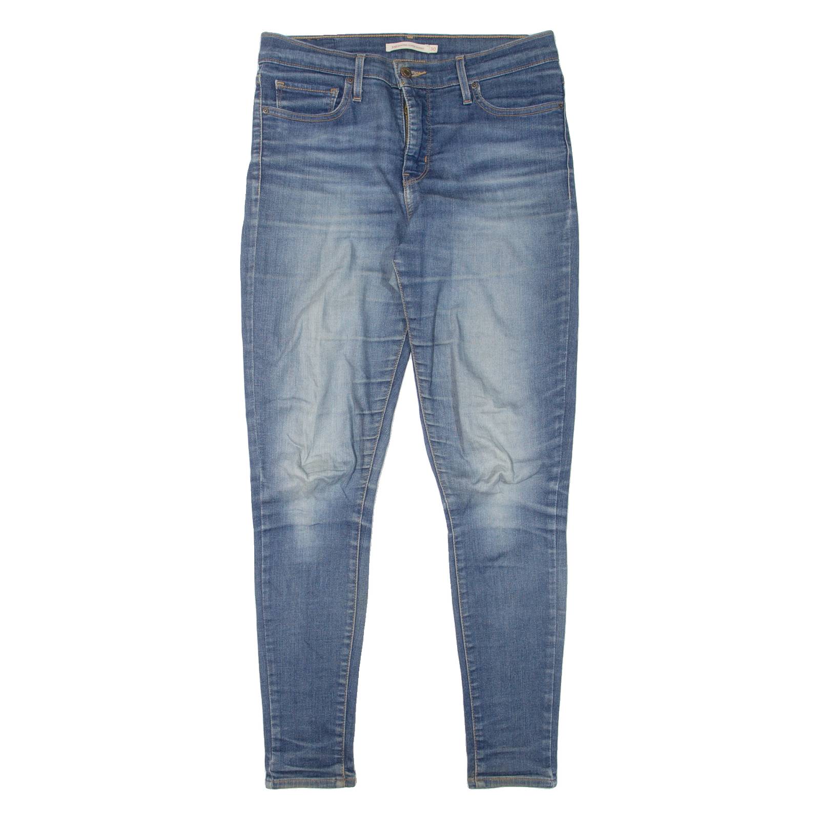 LEVI'S 310 Shaping Womens Jeans Blue Slim Skinny Stone Wash W30 L30
