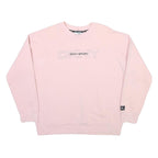 DKNY Womens Pink Crew Neck M Cotton Blend Sweatshirt DKNY Sport Casual
