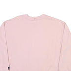 DKNY Womens Pink Crew Neck M Cotton Blend Sweatshirt DKNY Sport Casual