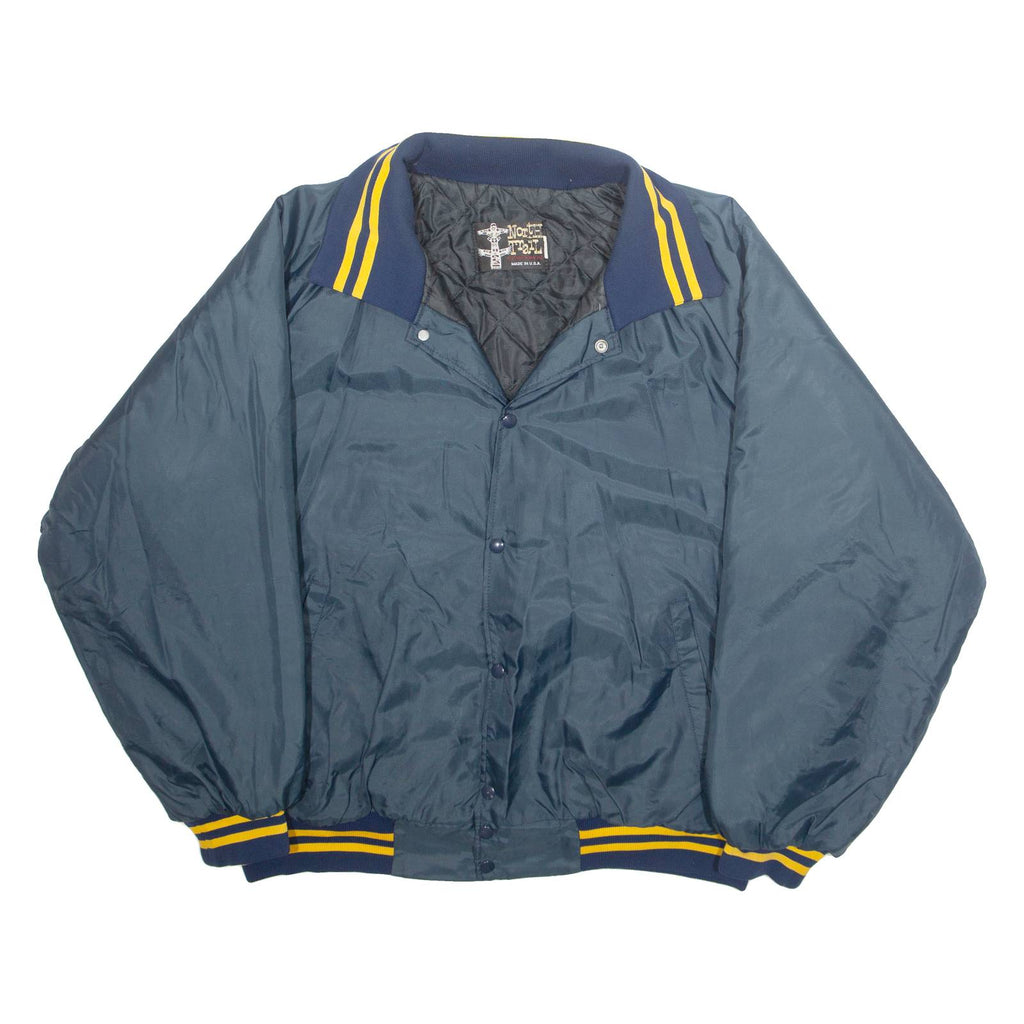 North TRAIT Mens Varsity Jacket Blue USA XL