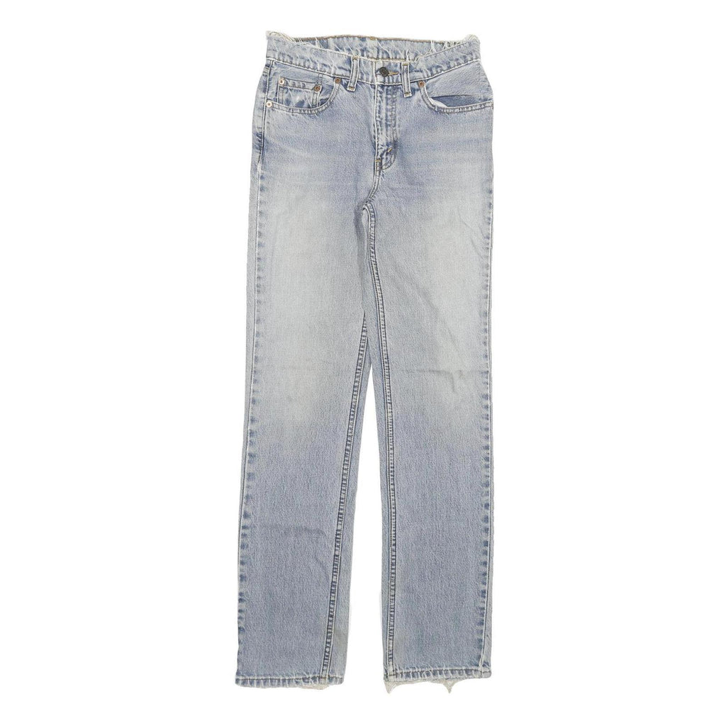 LEVI'S 552 Mens Jeans Regular Straight Denim Light W26 L31 Zip Cotton Blend