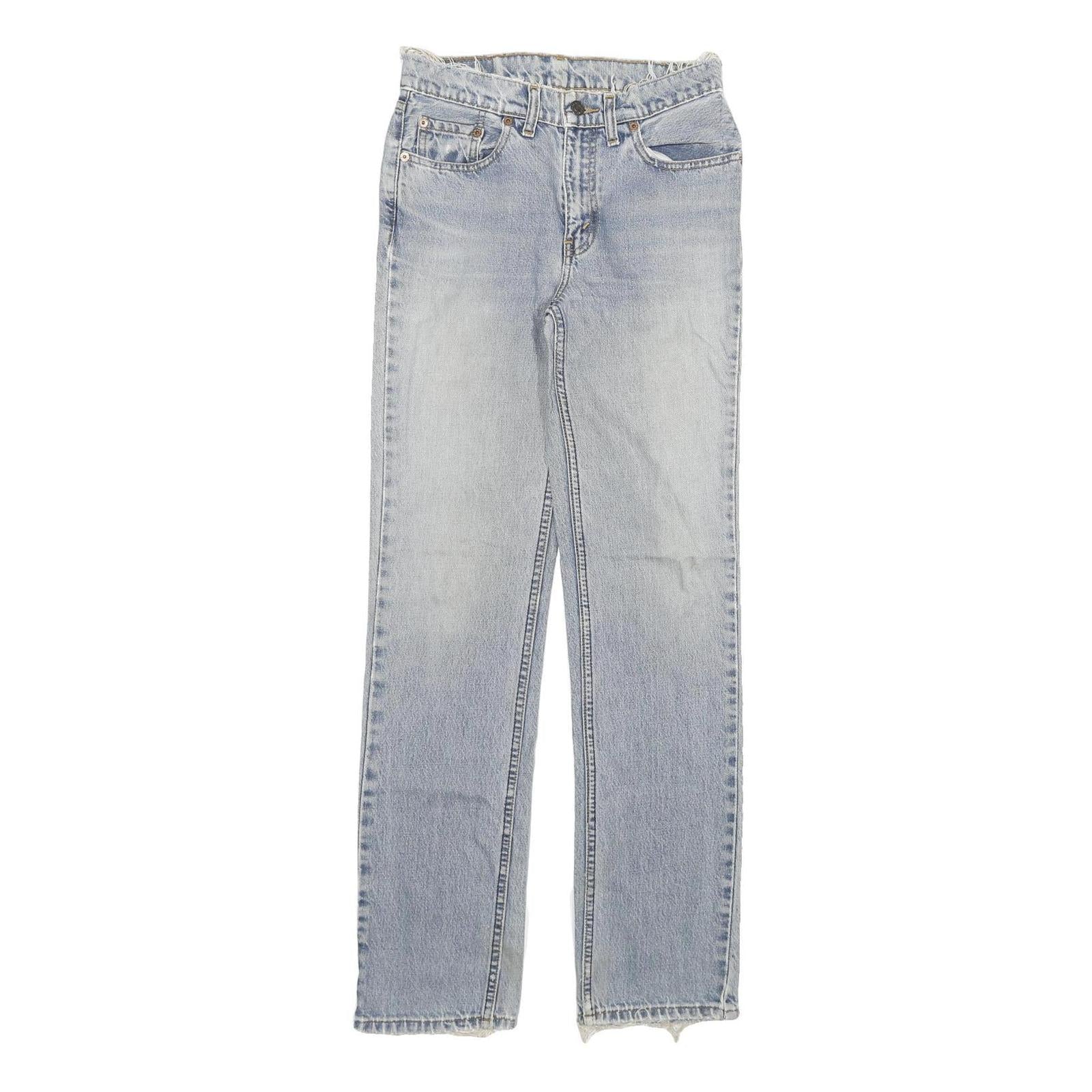 LEVI'S 552 Mens Jeans Regular Straight Denim Light W26 L31 Zip Cotton Blend