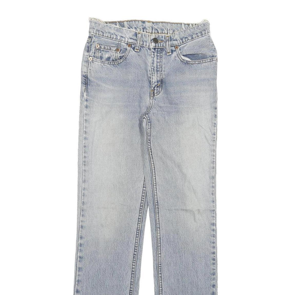 LEVI'S 552 Mens Jeans Regular Straight Denim Light W26 L31 Zip Cotton Blend