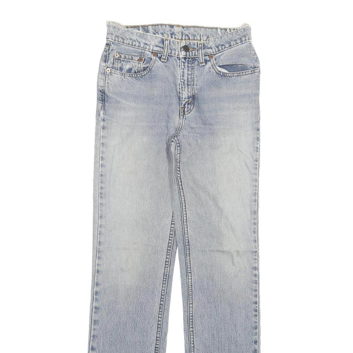 LEVI'S 552 Mens Jeans Regular Straight Denim Light W26 L31 Zip Cotton Blend