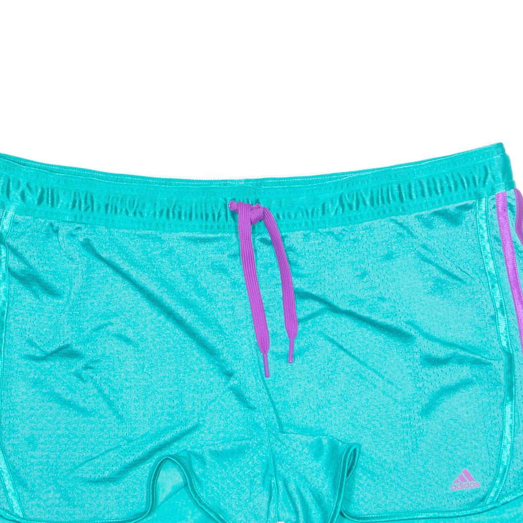 ADIDAS Womens Sports Shorts Blue XL W38