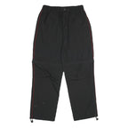 EXPRESSIONS Mens Cotton Blend Black Regular Straight Trousers W28 L30 Zip